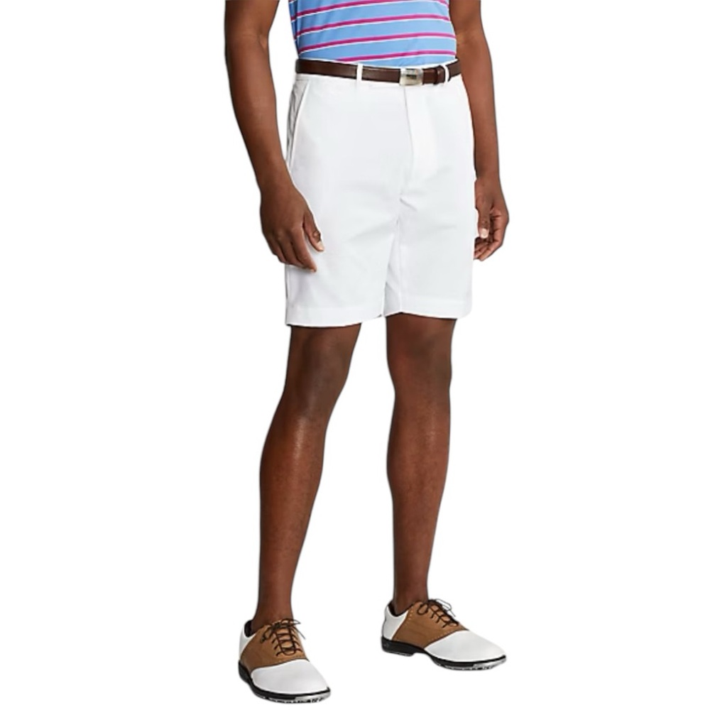 NWOT RLX 9-Inch Classic Fit Stretch Twill Short in White Size 34